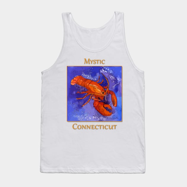 Mystic Connecticut Tank Top by WelshDesigns